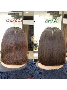 ルーミールーム(RoomieRoom) 髪質改善/美シルエット/ツヤ髪ミディ/カーキベージュ/ミセスヘア