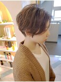 浦和ショートヘアショートカット韓国白髪ぼかし白髪染めボブ