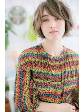 ミック ヘアアンドビューティー 大山店(miq  Hair&Beauty) 大人かっこいい外国人風くせ毛風クラウドマッシュc1