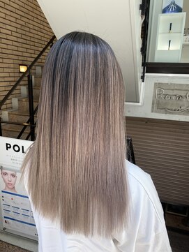 ラフ 難波店(LAFF) #黒髪#ボブルフ#ネビージュ#小顔#ワンレン