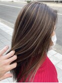 【marshu atre 辰己Style】ハイライト×グレージュ