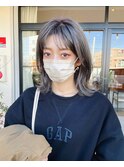 ミルクティーベージュ×外はねロブ