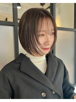 ロア ヘアーコーディネート 四条烏丸店(LoRE hair coordinate)&nbsp;顔まわりレイヤー×ミニボブ/リオン