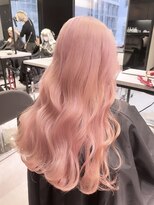 ペレ 渋谷(PELE)&nbsp;斜めバング/グレージュカラー/シルキーベージュ/渋谷/渋谷駅