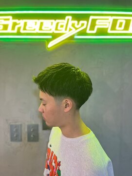 グリーディーフォックス 三軒茶屋(GreedyFOX) 波巻き/マッシュパーマ/ウルフ/ハイライト<理容室>三軒茶屋