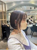 髪質改善グレージュミニボブ【吉祥寺】