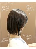 横顔も首もシルエットもキレイに見える【ボブ】