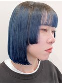 nevy blue × bob　コモンオリジナル髪質改善