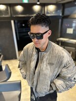 ダズルヘアーエイチ(DAZZLE hair H)&nbsp;尾崎指名/スキンフェード×パーマ