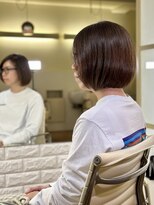 トランクサロンカッパード&nbsp;大人ぱっつんボブ＋オーガニックカラー＋生コラーゲンTR