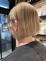 オーガニック アトリエ 大宮(organic+atelier)&nbsp;20代30代大人可愛い小顔ショートボブ前下がりショートハイライト