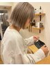 カット＋ケアダブルカラー＋トリートメント　￥19,800