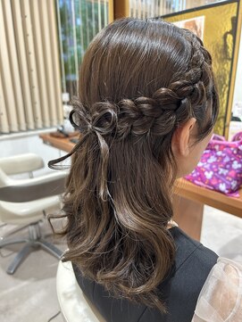 アメイジングヘアー 千歳店(AMAZING HAIR) 結婚式お呼ばれアレンジ