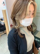 キューズ クラブ(cuz KLUB)&nbsp;【cuzKLUB】ミディアムレイヤー×フェイスラインカラー＊池袋