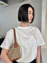 ステン(sten)&nbsp;切りっぱなしボブ/タッセルボブ/ストレートボブ/黒髪ボブ