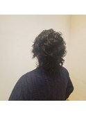 カット×スパイラルパーマ