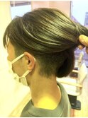 ★インナー刈り上げボブ×ベージュブラウン