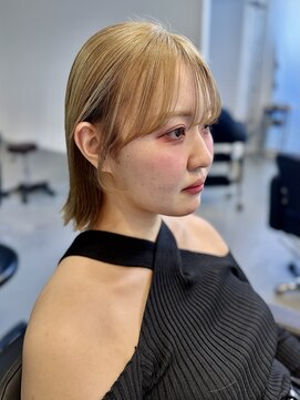 ソヨン 静岡店(SOYON) 《SOYON 小木曽》切りっぱなしボブ×ハイトーン