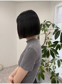 切りっぱなしボブ