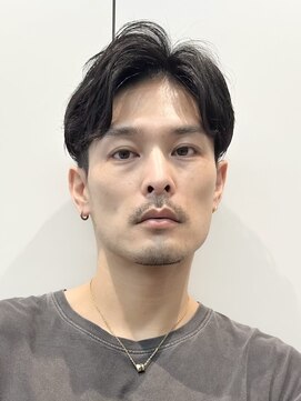 アビーファイブ(ABBEY 5) マッシュセンターパートスパイキーショートメンズカットmen's