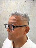 【BOSS STYLE】グレイヘアを活かす大人の爽快ショート