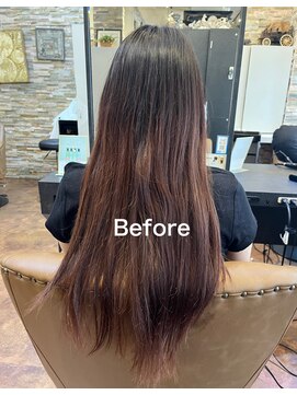 ヘアーラウンジ アンフィ 井土ヶ谷(Hair Lounge Anphi) 黒染めスーパーロング