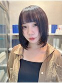 ふんわりレイヤーボブ 