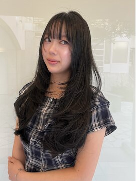 フェブミエル(fev miel) 透明感gray blackと盛れるlayer hair