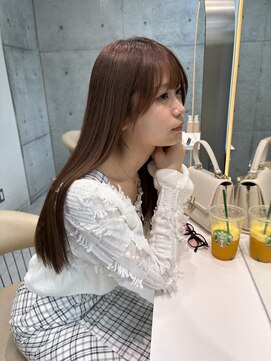 ロンドメリア 天神大名店(Lond Melia) 黒髪カタログ/オリーブグレー/小顔に見せるヘア/クラゲヘアー