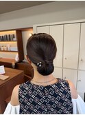 ヘアセット、結婚式、二次会ヘア