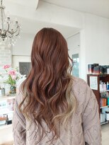 ヘアーズ 本店(HAIRZ)&nbsp;《HAIRZ 》藤井☆大人女子ロングイヤリングアッシュベージュ