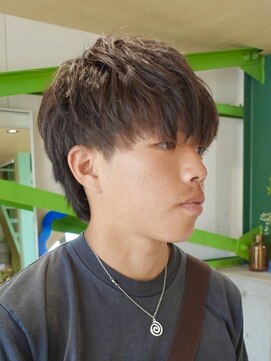 ディッセンバー 伊勢崎(December) メンズ/センターパート/似合わせカット/ニュアンスパーマ