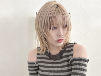 フリーラ 横浜(freera)の写真/《何度も楽しめる*》ケアブリーチ×ハイトーンカラーで髪を傷ませず透明感が手に入る[横浜駅/ダブルカラー]