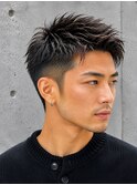 清潔感抜群ジェントルショートツーブロック刈り上げビジネス