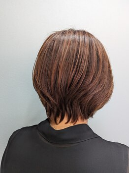 ニコアンドエン ヘアルーム(niko＆縁 Hair room)の写真/30代から60代の大人女性へ。癒しのプライベート空間で、骨格を美しく魅せる洗練されたショートを♪