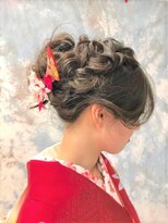 ヘア メイク ココ(hair make coco)&nbsp;成人式☆大人な編み込みアップ