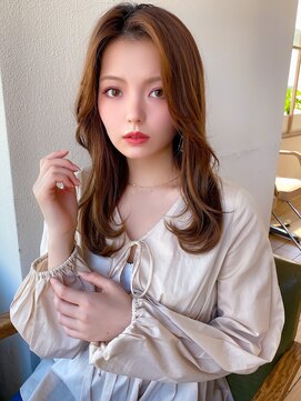 アフロート ディル(AFLOAT D'L) みきなヨシンモリ韓国アイドル前髪オルチャンテリちゃんセミディ