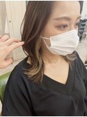 【山田】お客様スタイル☆インナーカラーホワイトアッシュ