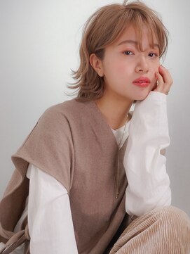 アイリー 名古屋(A/LEE) ベージュカラー×ショートボブ♪