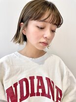 レトン 銀座(leton)&nbsp;インナーカラー/外ハネボブ/大人かわいい/セクションカラー[銀座