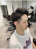 朝の時短パーマ