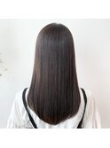 20代30代40代◎ストレート×ナチュラル×髪質改善×ブラウン