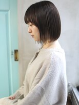 バース(BIRTH)&nbsp;天神【BIRTH】モノトーングレージュ×ぱっつんボブ　6