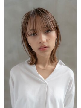 イルハバナ 渋谷(ill HAVANA) ひし形くびれボブ/ハイライト/インナーカラー/20代30代/ボブ