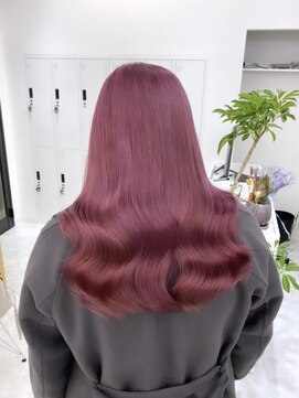 リル 溝の口(LiL) カシスピンク/溝の口/ブリーチ/ダブルカラー/レイヤーカット