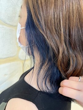 エムズアルカディア(M'Z ARCADIA) インナーカラーブルー