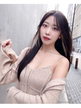 レスピア 銀座中央通り店(Respia) 大人可愛いちらっとインナーカラー【銀座/有楽町】30代40代50代