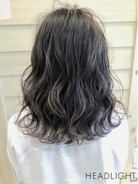 ソーエンバイヘッドライト 二日市店(soen by HEADLIGHT) ハイライト×アッシュグレイ×デジタルパーマ