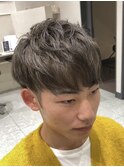 ショートマッシシルバーカラー