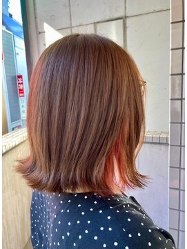 マティーナ ヘアー 池袋(Matina hair) 【ベージュ/ピンクオレンジ/インナーカラー】20代30代40代50代